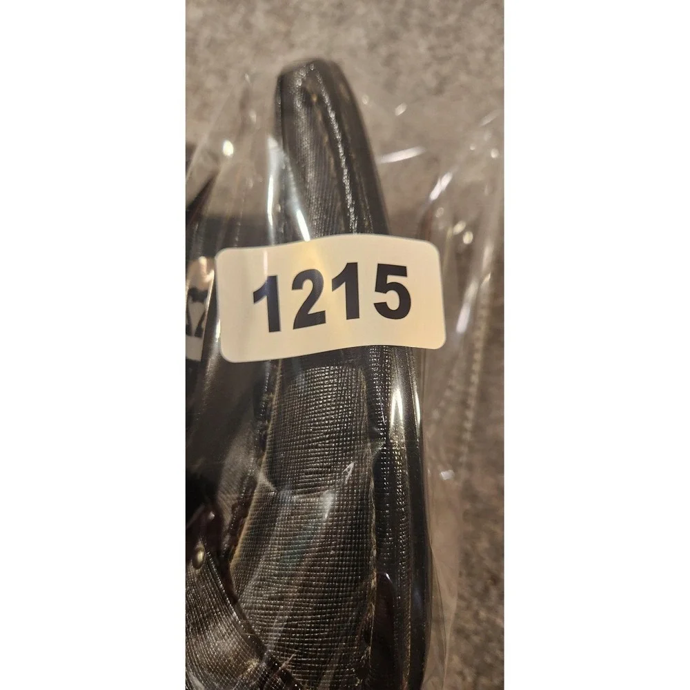 Giorgio Rioni Shoes Mens Size 10 Black Faux Leather‎ Slip On Dress Loafers